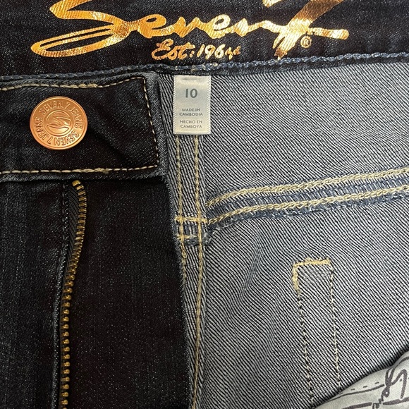 Seven7 Cropped Fashion Jeans Size 10 - Picture 4 of 5